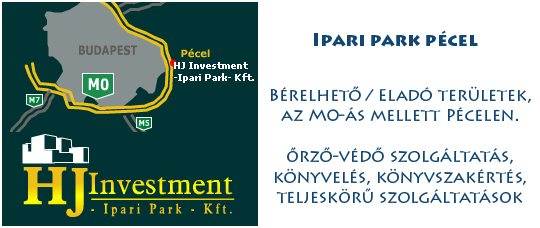 HJ Investment Ipari Park Pécel